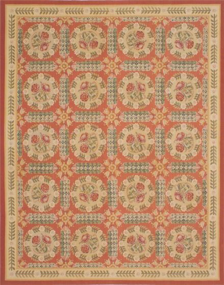 Traditional Pink Area rug 6x9 Chinese Hand Woven 208317