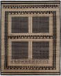Traditional Black Area rug 9x12 Pakistani Hand-knotted 229519