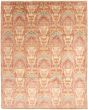 Casual  Transitional Red Area rug 6x9 Indian Hand-knotted 326097