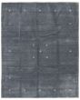Gabbeh  Tribal Grey Area rug 6x9 Indian Hand Loomed 368747