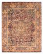 Bordered  Traditional Blue Area rug 9x12 Persian Hand-knotted 371604