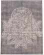 Contemporary  Transitional Grey Area rug 9x12 Turkish Hand-knotted 374530