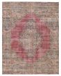 Traditional  Vintage/Distressed Red Area rug 9x12 Turkish Hand-knotted 392375