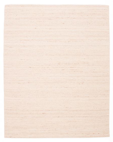 Braided  Solid Ivory Area rug 10x14 Indian Braid weave 386438