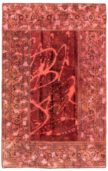 Carved  Transitional Brown Area rug 5x8 Turkish Hand-knotted 333109