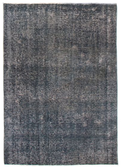 Overdyed  Transitional Blue Area rug 3x5 Turkish Hand-knotted 374260