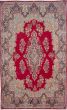 Vintage Red Area rug Unique Persian Hand-knotted 226224