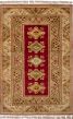 Floral  Traditional Red Area rug 5x8 Turkish Hand-knotted 244784