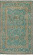 Bohemian  Traditional Green Area rug 5x8 Indian Hand-knotted 271183