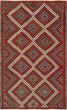 Flat-weaves & Kilims  Geometric Red Area rug 6x9 Turkish Flat-weave 291711