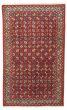 Bordered  Tribal Red Area rug 4x6 Turkish Hand-knotted 317797