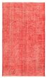 Overdyed  Transitional Red Area rug 3x5 Turkish Hand-knotted 360706
