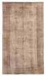 Overdyed  Transitional Grey Area rug 5x8 Turkish Hand-knotted 360769