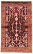 Bordered  Traditional Blue Area rug 4x6 Persian Hand-knotted 366342