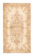 Traditional  Vintage Ivory Area rug 4x6 Turkish Hand-knotted 367665