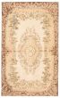 Traditional  Vintage Ivory Area rug 4x6 Turkish Hand-knotted 367698