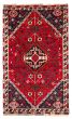 Bordered  Traditional Red Area rug 3x5 Persian Hand-knotted 372948