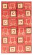 Transitional Red Area rug 5x8 Pakistani Hand-knotted 375760