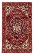 Bordered  Traditional Red Area rug 6x9 Persian Hand-knotted 384984
