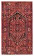Bordered  Traditional Red Area rug 5x8 Turkish Hand-knotted 389341