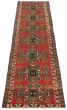 Persian Style 2'4" x 10'2" Hand-knotted Wool Rug 