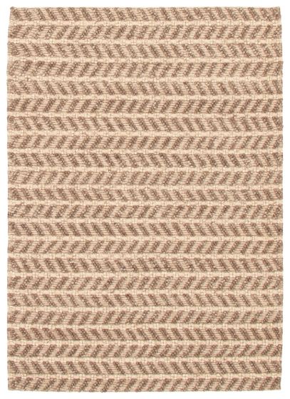 Braided  Transitional Ivory Area rug 5x8 Indian Braided Weave 350321