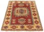 Geometric  Vintage Red Area rug 5x8 Turkish Hand-knotted 303607