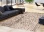 Casual  Indoor-Outdoor Grey Area rug 5x8 Belgium Machine Woven 315417