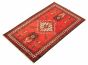 Persian Style 3'10" x 6'7" Hand-knotted Wool Red Rug