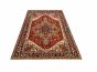 Indian Serapi Heritage 5'0" x 8'0" Hand-knotted Wool Brown Rug