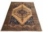 Perisan Style 5'7" x 9'6" Hand-knotted Wool Beige Rug