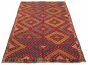Turkish Konya 5'9" x 9'10" Flat-Weave Wool Tapestry Kilim 