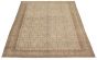 Bordered  Traditional Ivory Area rug 5x8 Turkish Hand-knotted 288347