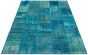 Overdyed  Transitional Green Area rug 6x9 Turkish Hand-knotted 295907