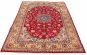 Bordered  Traditional Red Area rug 8x10 Persian Hand-knotted 323859