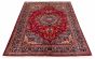 Bordered  Traditional Red Area rug 6x9 Persian Hand-knotted 324280