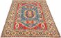 Bordered  Traditional Red Area rug 6x9 Afghan Hand-knotted 326247