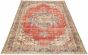 Bordered  Vintage Red Area rug 6x9 Turkish Hand-knotted 328049