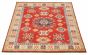 Bordered  Traditional Red Area rug 4x6 Afghan Hand-knotted 329107
