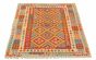 Bordered  Geometric Multi Area rug 4x6 Turkish Flat-weave 329389