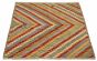 Flat-weaves & Kilims  Stripes Grey Area rug 4x6 Turkish Flat-weave 329480