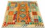 Bordered  Geometric Multi Area rug 4x6 Turkish Flat-weave 329487
