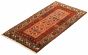 Afghan Rizbaft 2'10" x 5'5" Hand-knotted Wool Brown Rug