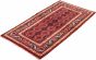 Persian Style 3'7" x 6'9" Hand-knotted Wool Rug 