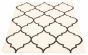 Indian Marrakech 5'3" x 7'3" Flat-weave Wool Cream Kilim
