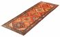 Persian Hamadan 3'1" x 8'2" Hand-knotted Wool Red Rug