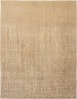 Casual  Contemporary Ivory Area rug 6x9 Indian Hand-knotted 272217