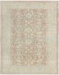 Bordered  Traditional Brown Area rug 5x8 Turkish Hand-knotted 280885
