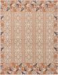 Casual  Transitional Brown Area rug 6x9 Indian Flat-weave 284294