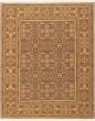 Bordered  Traditional Brown Area rug 6x9 Chinese Flat-weave 284941